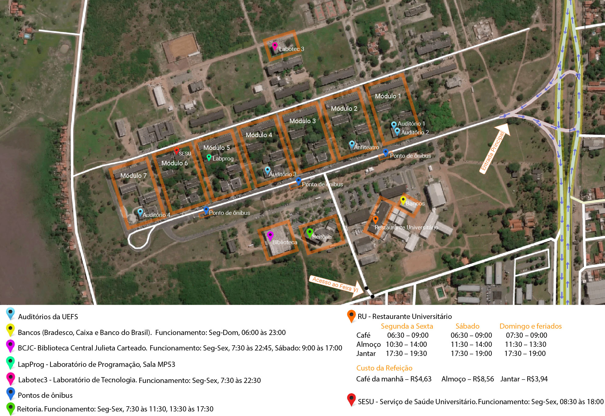 Mapa Interno UEFS